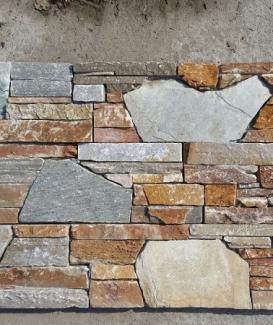 China Culture Stone, Wall Cladding Panels with Cement Base
